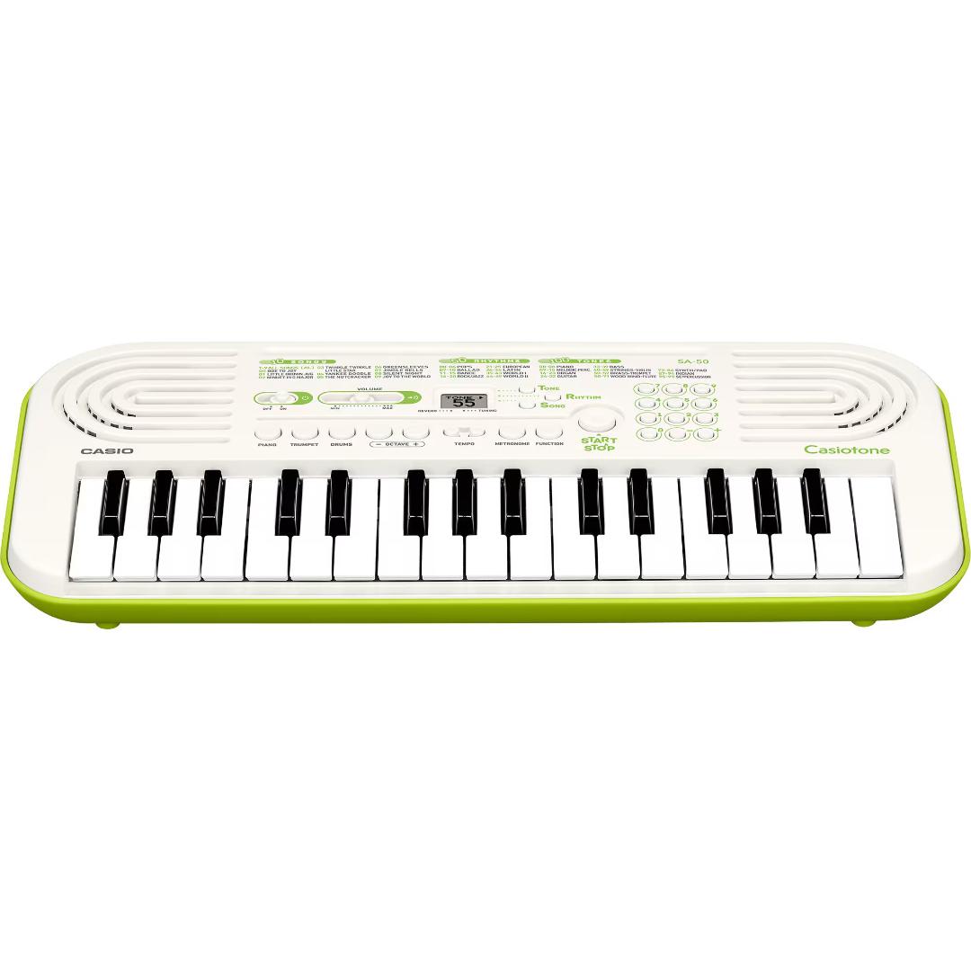 CASIO Electronic Musical Keyboard for Kids- White/Green