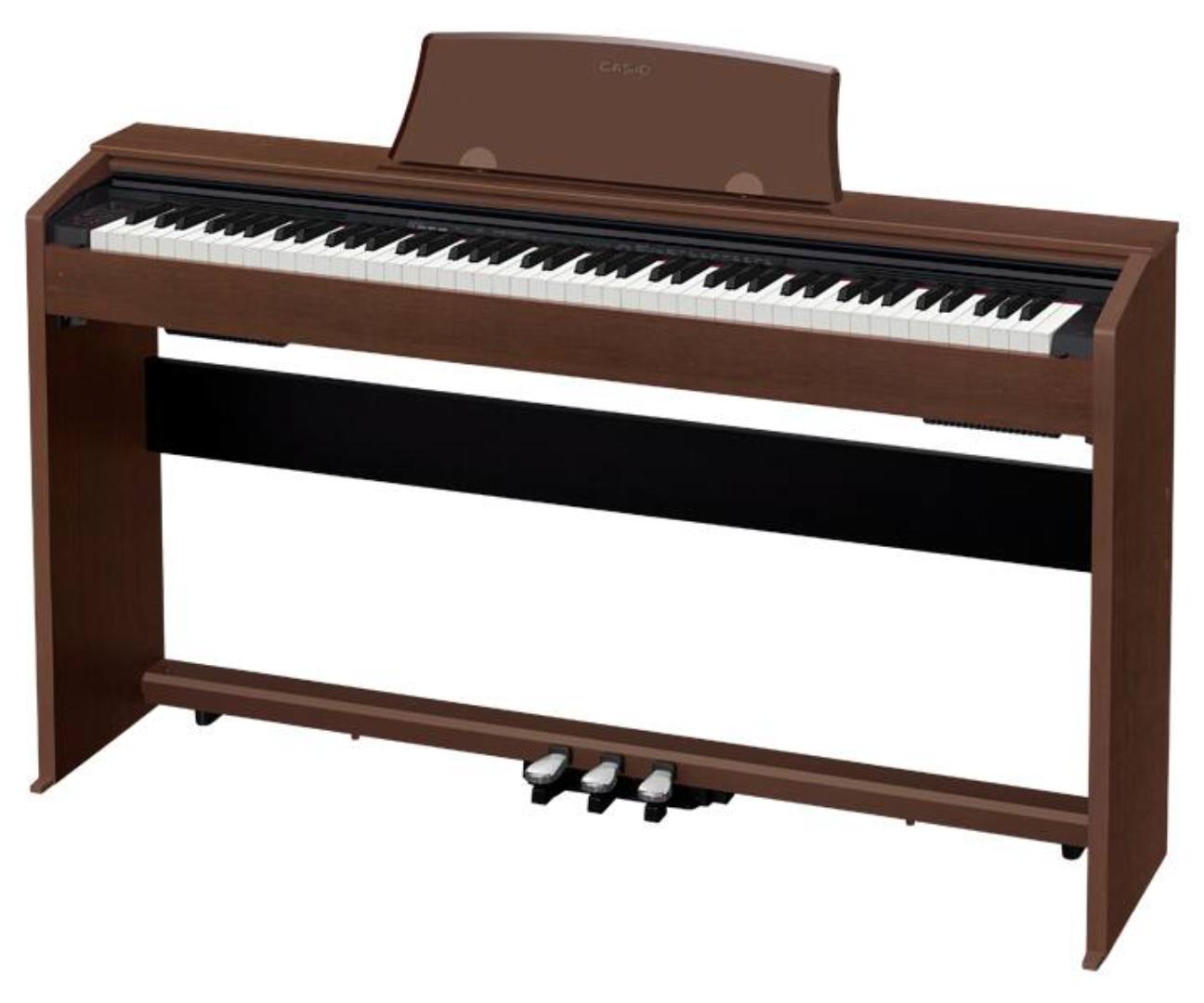 Casio Privia Weighted Console Digital Piano, Brown